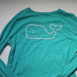 Teal Vineyard Vines Long Sleeve